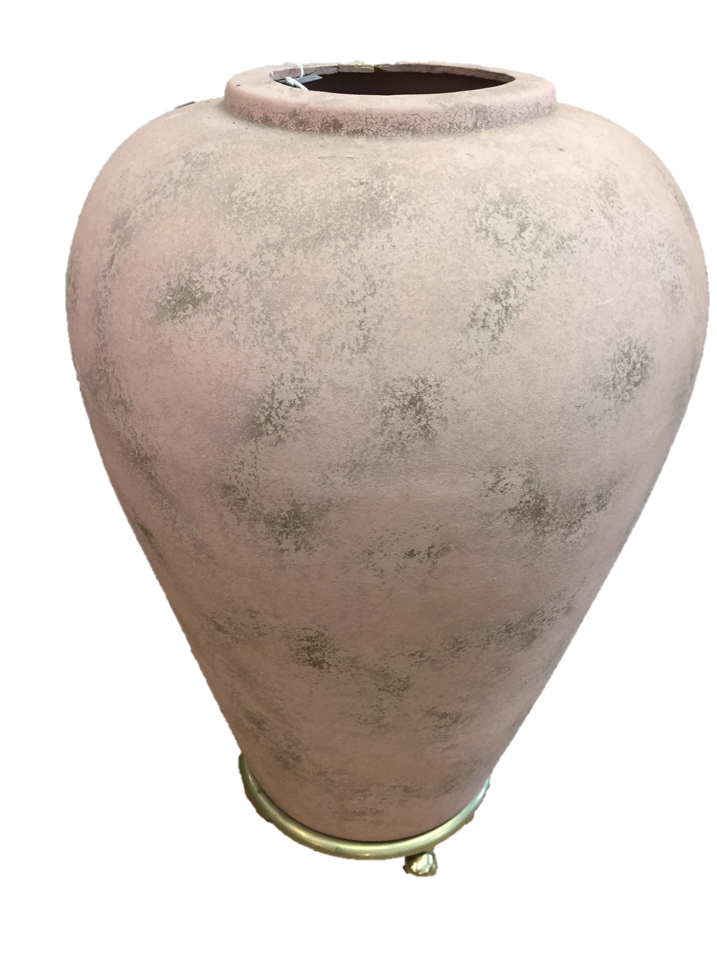 Pottery Large Floor Pottery Vase SOLD