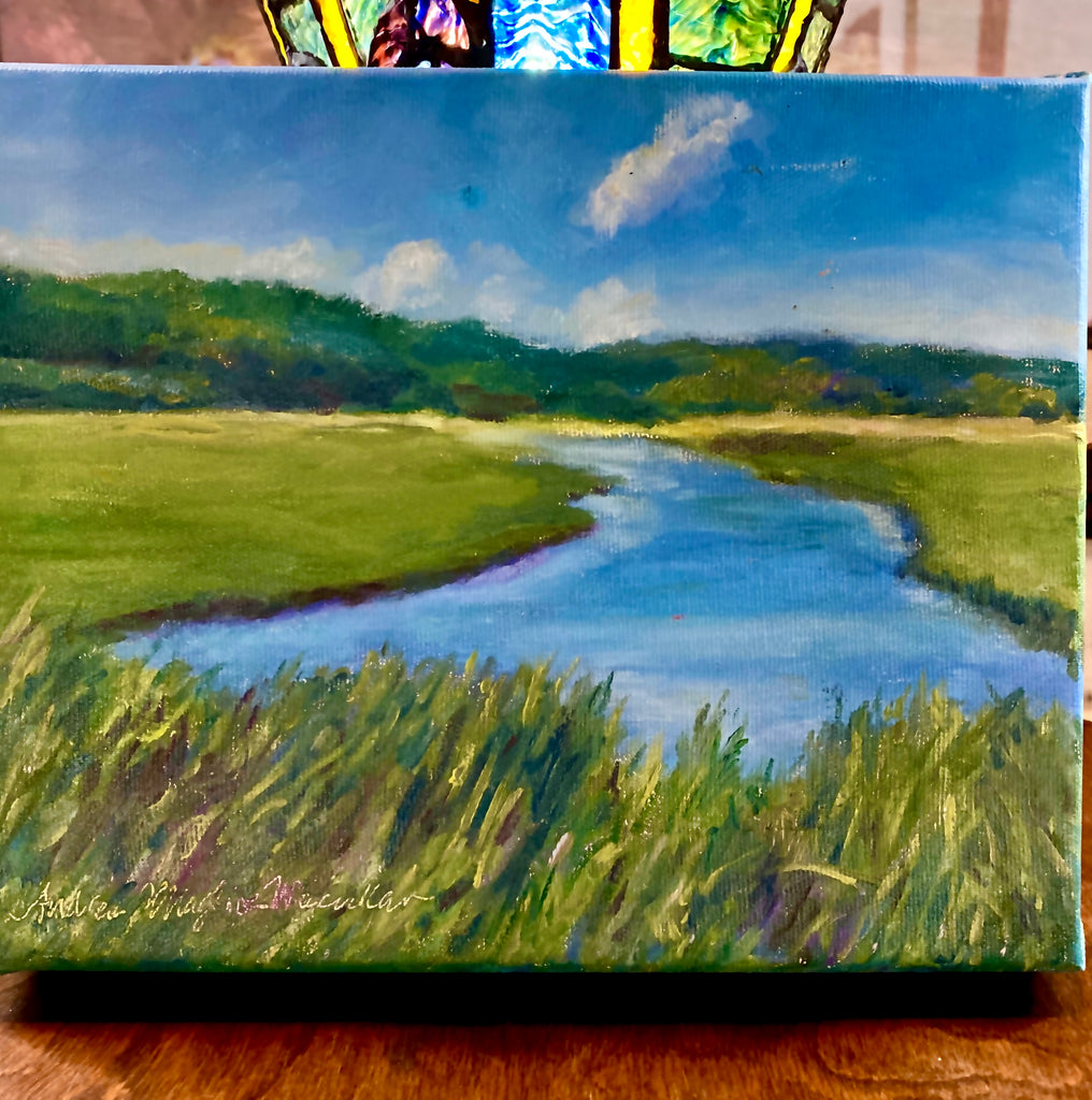 Art - Crane’s Marsh, Ipswich MA by Andrea Maglio-Macullar SOLD