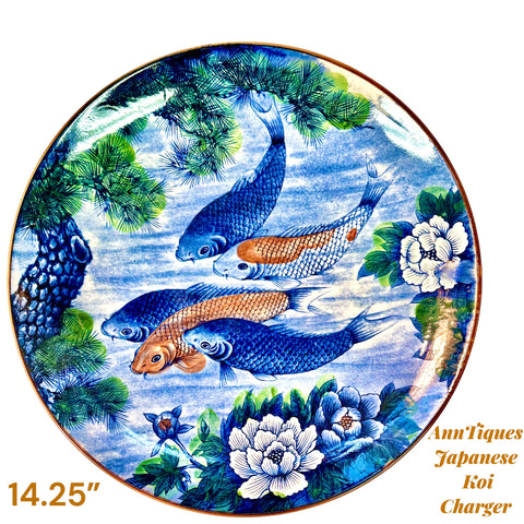 Porcelain, Japanese charger platter