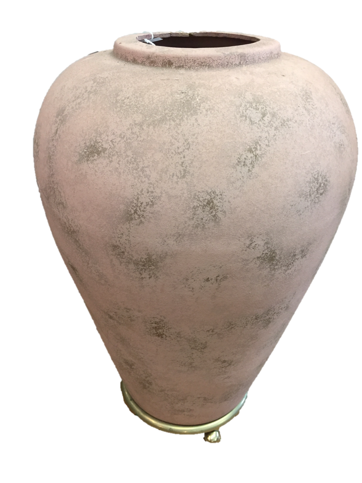 Pottery  Large Floor Pottery Vase   SOLD