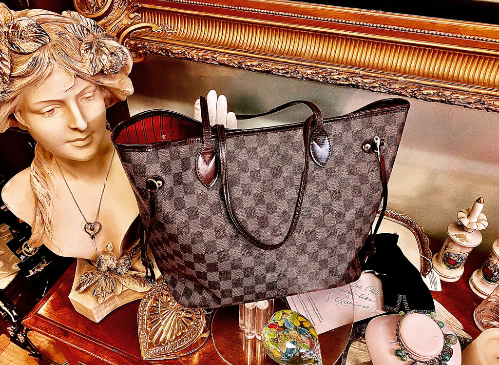 Handbag, Tote, Louis Vuitton Neverfull