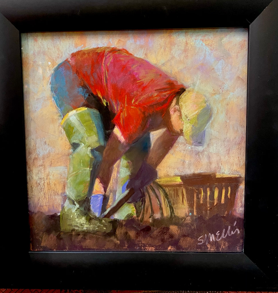 Painting “Red Shirt” Pastel by Susan Ellis