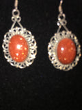 Sterling .925 Mexican Goldstone Earrings