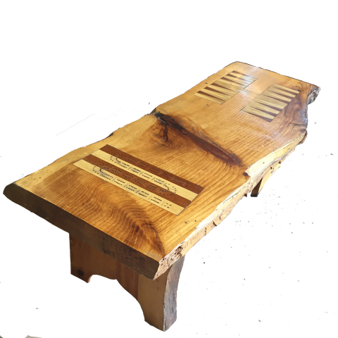 Live Edge Game Coffee Table SOLD