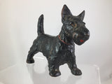 Cast iron Scotty Dog with Red Collar   SOLD