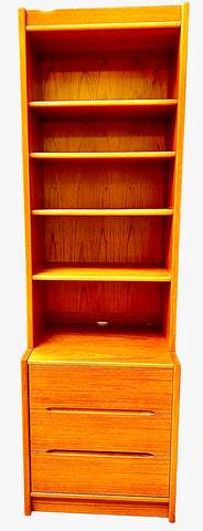 Furniture, Danish Bookcase & Drawers