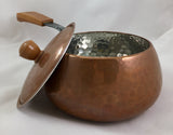 Vintage Swiss Fondue Pot Hand Hammered