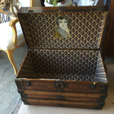 Antique Trunk on Casters-SOLD