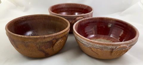 Merritt Island Pottery Ceramic Bowls by Melvin Casper Master Potter 1916-2002 set of 3